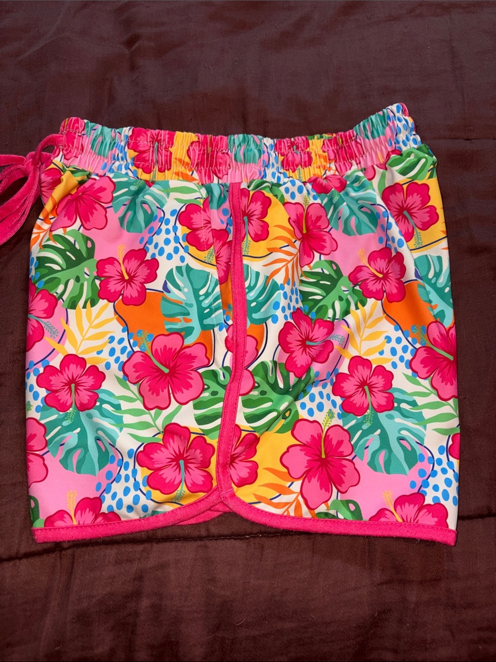 Hawaiian Print Gym Short by Jess Lea Brand. EUC! - Picture 7 of 15